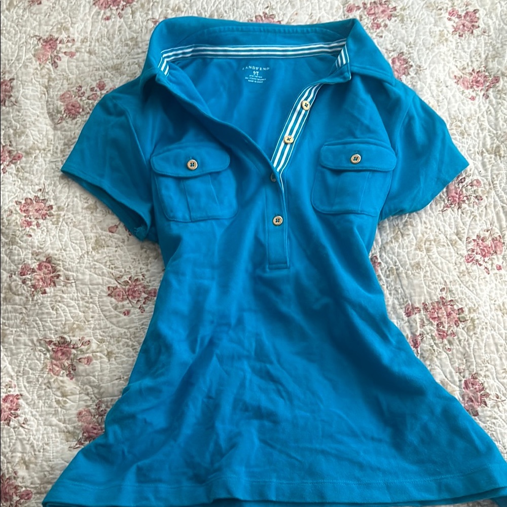 Lands’end button shirt